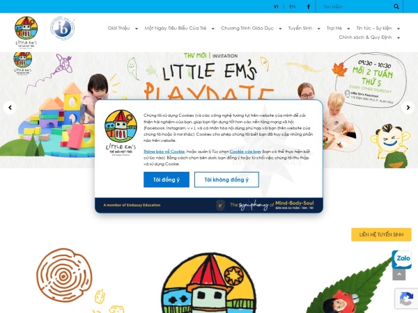 Screenshot littleems.edu.vn