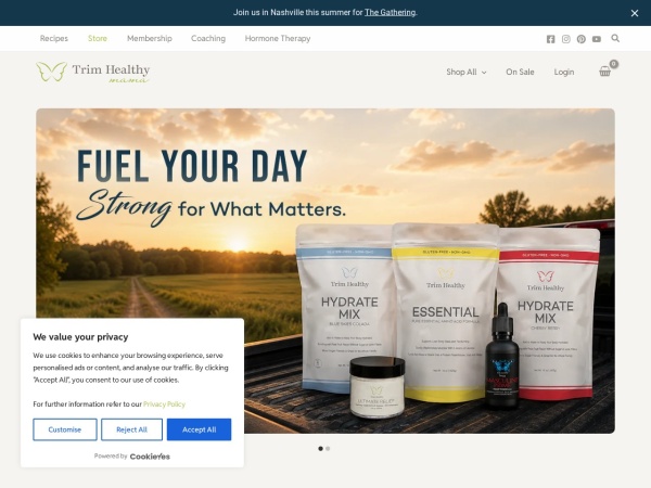 Screenshot store.trimhealthymama.com